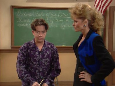 La profesora besucona