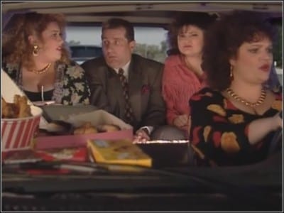 Tres gordas en un coche