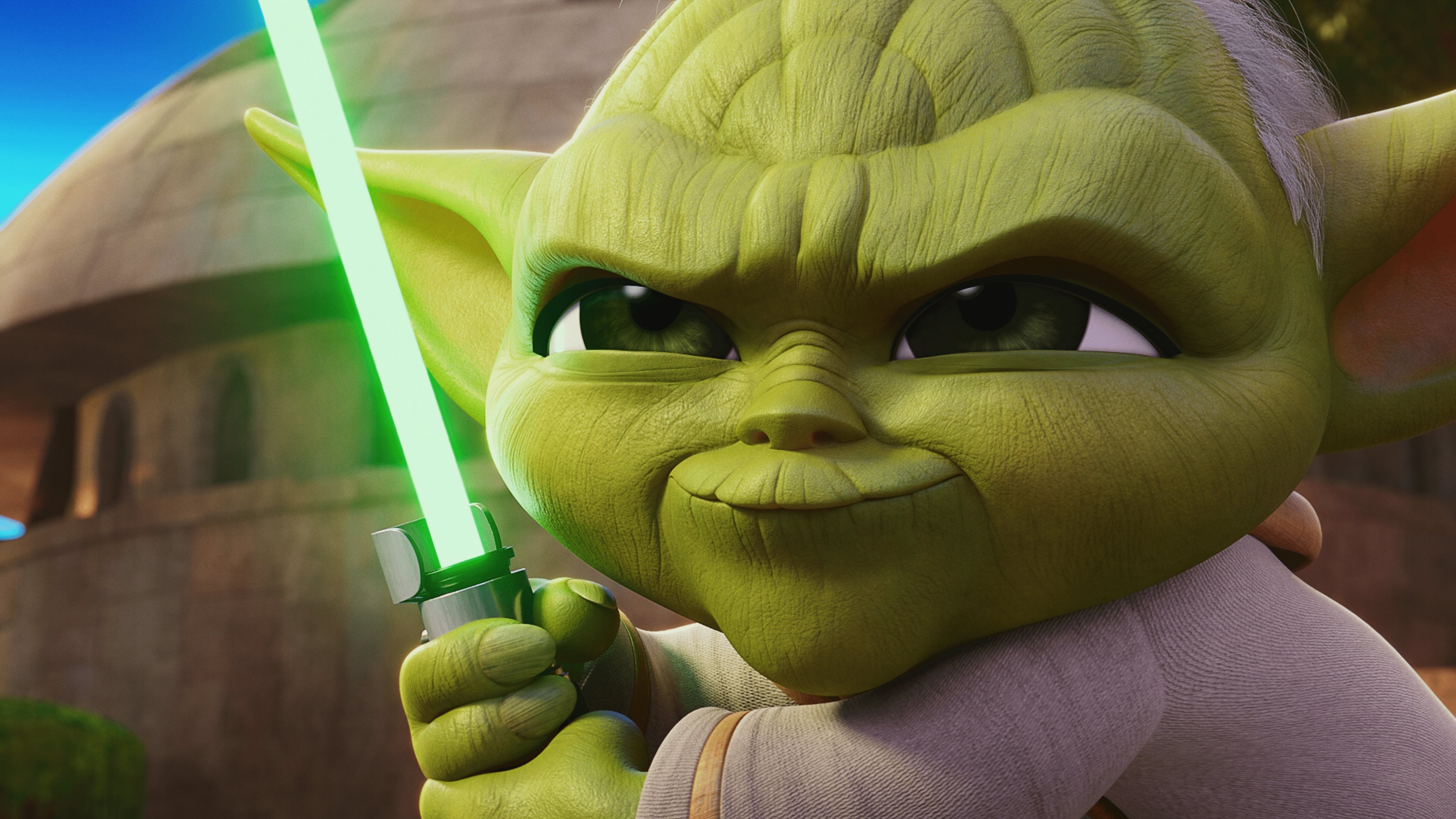 Lys y el rescate en la montaña nevada  / El ataque de los droides de entrenamiento