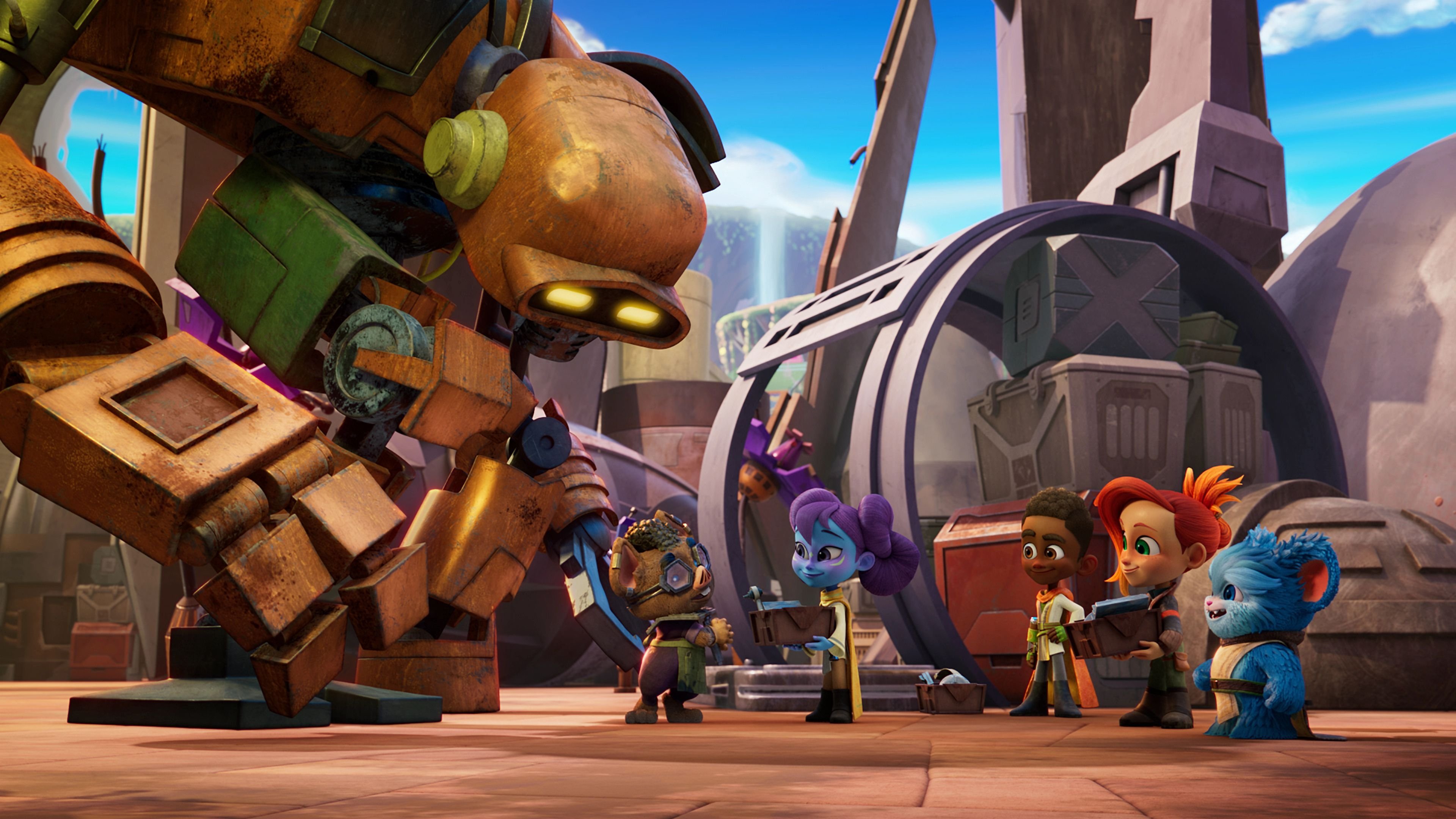 Atrapado en el fango/Noche en la chatarrería