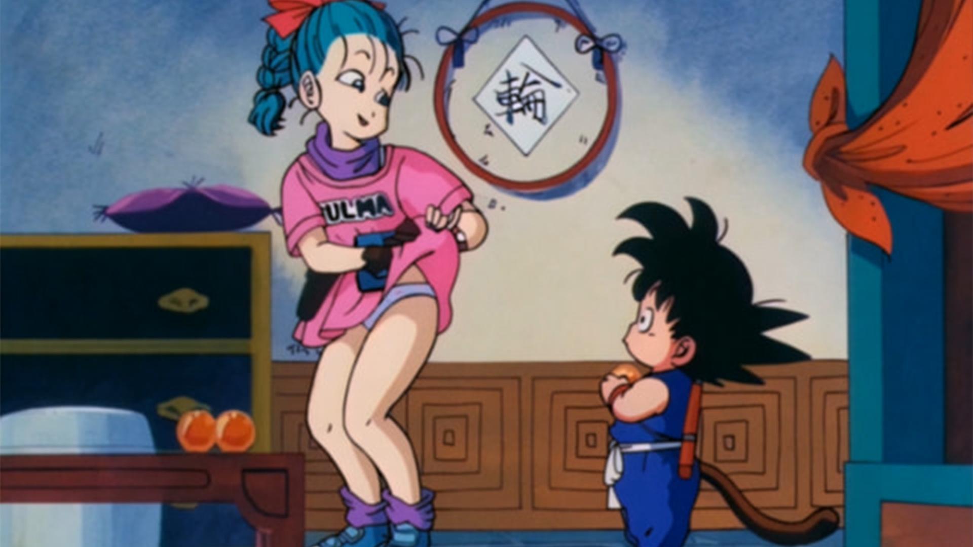 Bulma y Son Goku