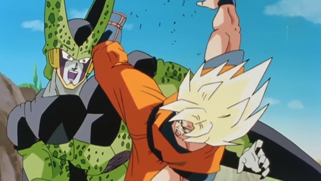 ¡Enfrentamiento decisivo! Cell contra Son Goku