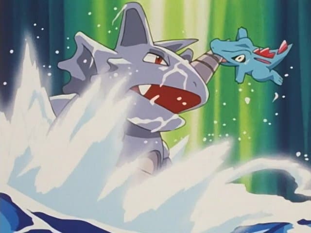 El Rhydon nadador